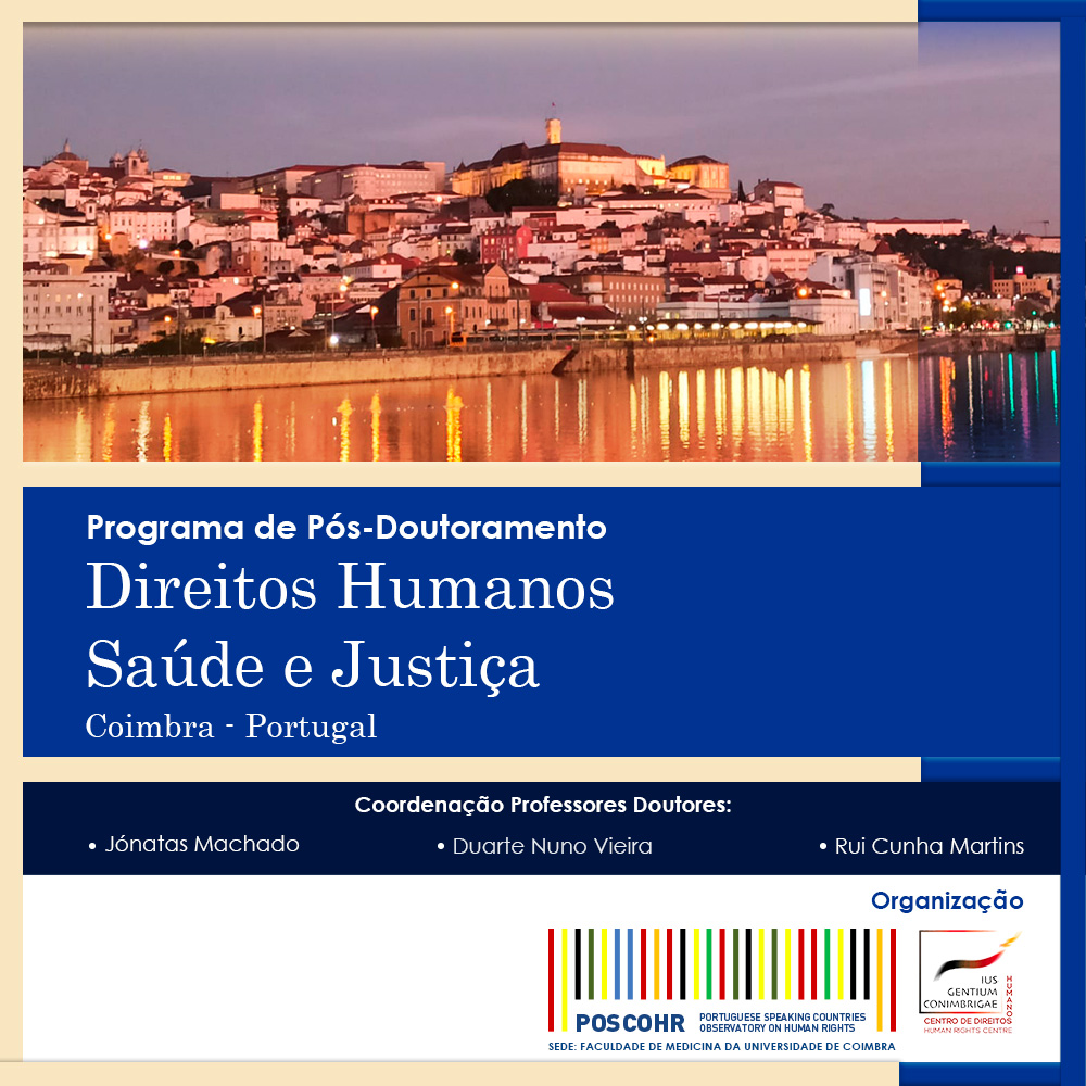 Pós-Doutoramento em Direitos Humanos, Saúde e Justiça
